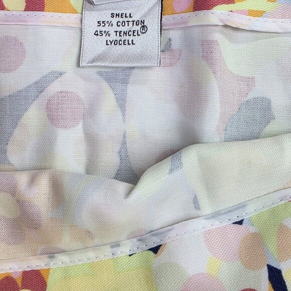 Talbots Skirt Womens 12 Floral Midi Petite Tencel Lyocell Casual Boho Retro - Picture 10 of 10